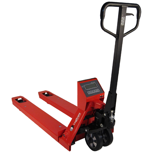 Pallet Truck with Built-In Scale Back View